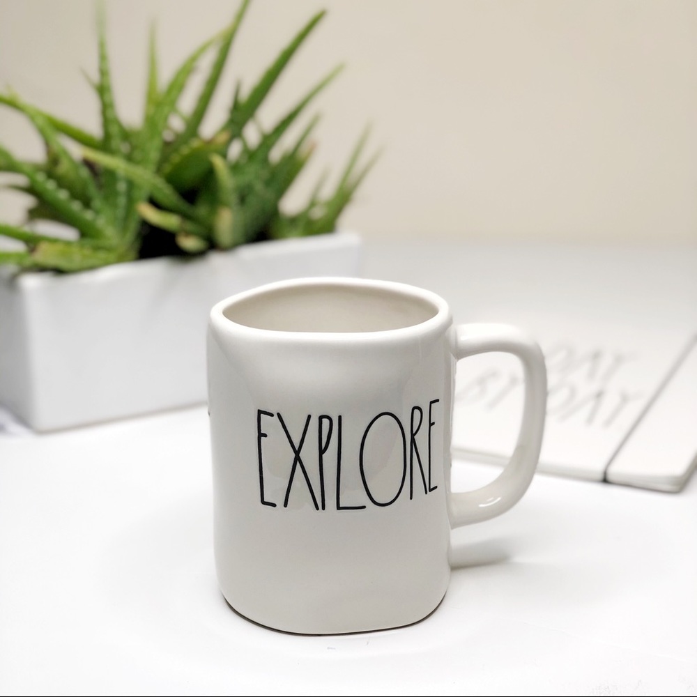 NEW RAE DUNN Explore Mug